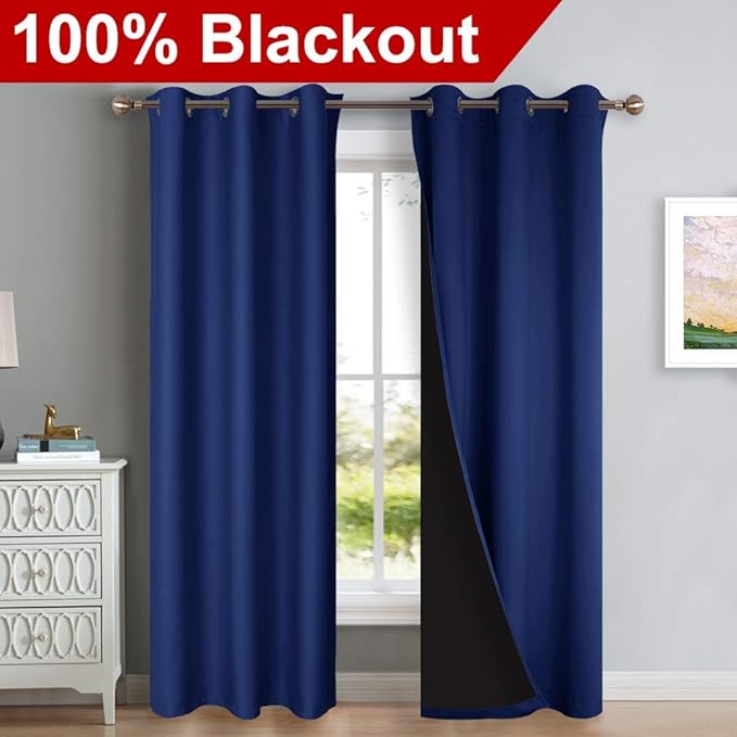 NICETOWN 100% Blackout Curtains - Image 2