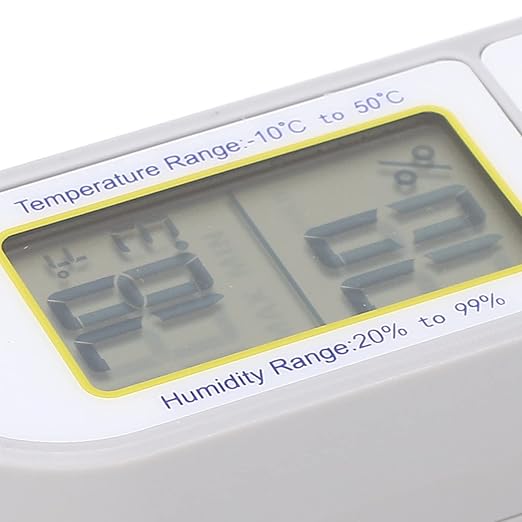 Indoor Temperature Humidity Meter, Digital Dry Wet Thermometer Handheld - Image 3