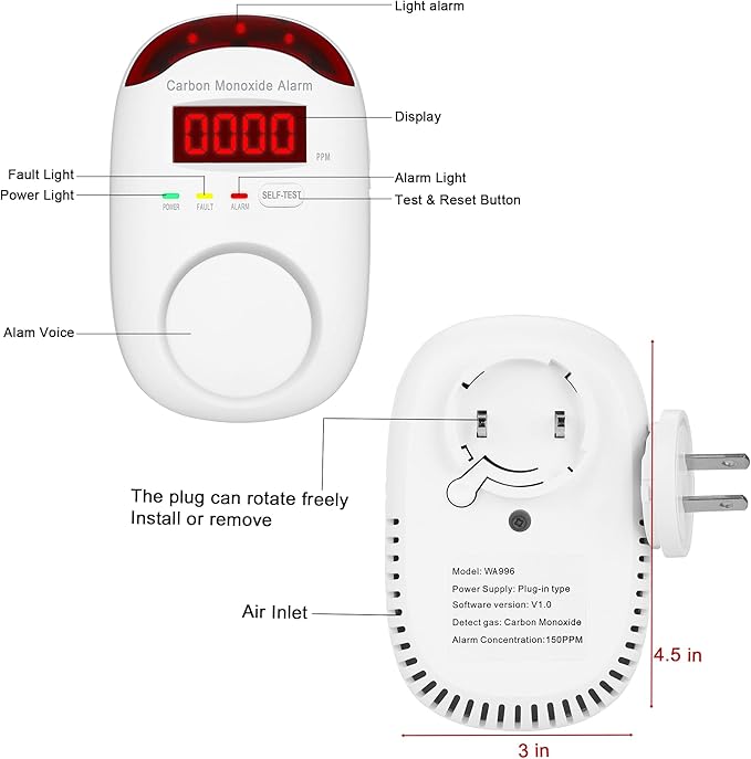 Koabbit Carbon Monoxide Detector - Image 2