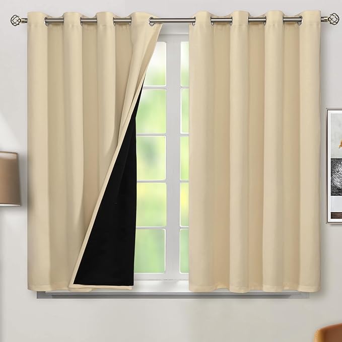 BGment Short 100% Blackout Curtains by BGment
