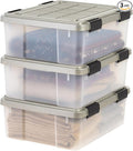 IRIS USA 27 Qt Storage Bins by IRISUSA