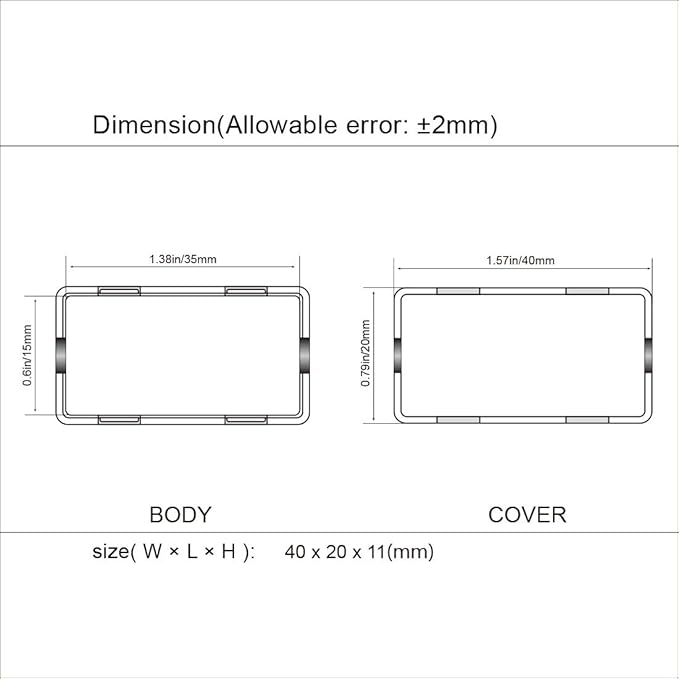 LeMotech Project Box 10 Pieces ABS Plastic Electrical Project Case Small - Image 7