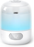 DREO Cool Mist Humidifiers for Baby, 3L Top Fill, 26dB Quite, Ambient Indicator by DREO
