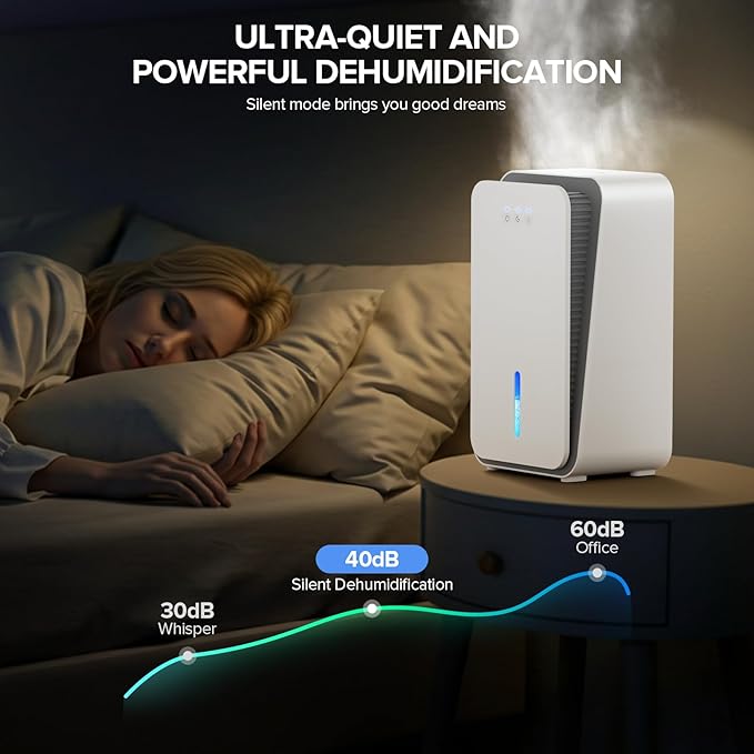 Dehumidifier for Home, 1000 sq.ft Dehumidifier - Image 8