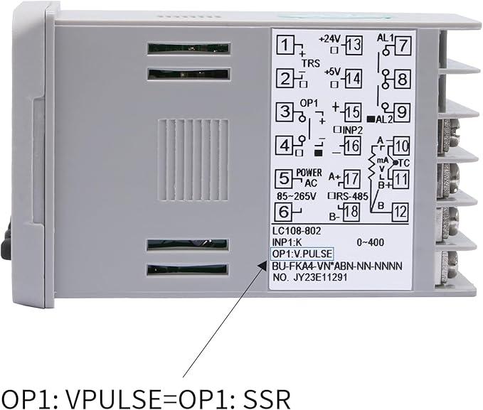 PID Temperature Controller; LC108 TC/RTD Input ;Output:SSR, Size:48*48 - Image 6