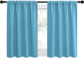 NICETOWN Blackout Curtains for Living Curtains, Teal Blue, 2 Panels, 29 by 30 by NICETOWN