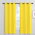NICETOWN Bright Yellow Room Darkening Curtains by NICETOWN