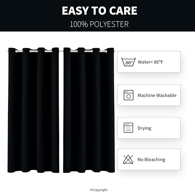 Outdoor Indoor Curtains W52 x L72 - Image 6