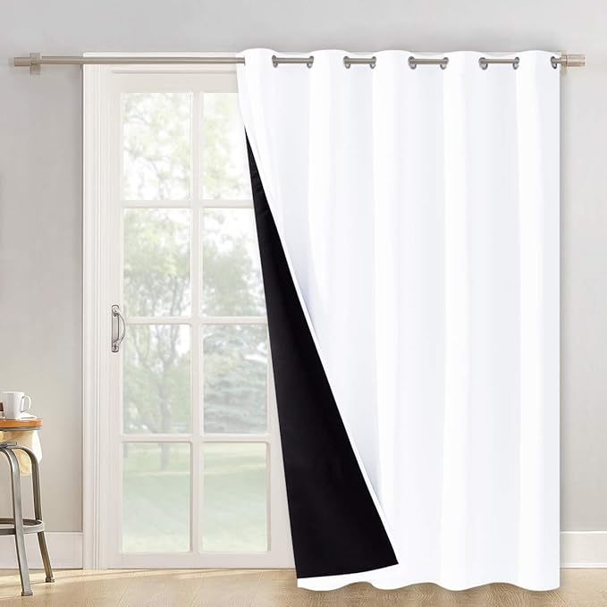NICETOWN Full Shading Curtains for Patio Door, Super Heavy-Duty Thermal Backing by NICETOWN