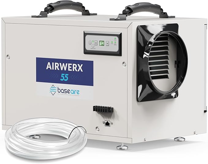 BaseAire Crawlspace Dehumidifier, 113 Pints Commercial Dehumidifiers by BASEAIREDRYYOURCRAWLSPACEBASEMENT