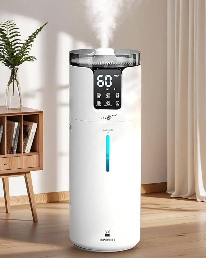 Humidifier Large Room, 4.2 Gal/16L Large Humidifier by Bigcapacitybigpeaceofmind