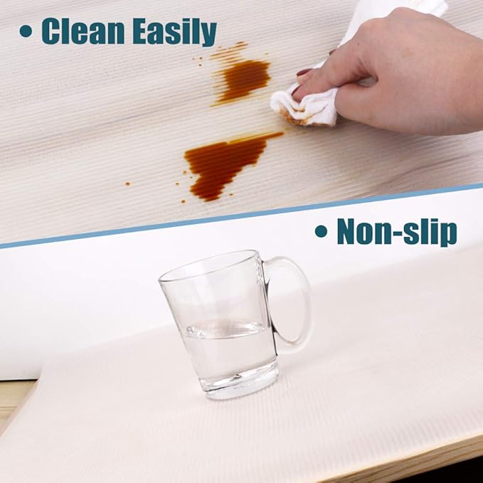 Shelf Liner, Non-Slip Cabinet Liner, Washable Oil-Proof - Image 4