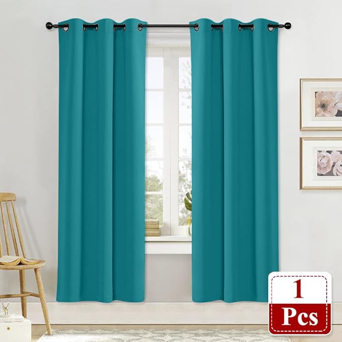 NICETOWN Peacock Teal Blackout Drape - Image 2