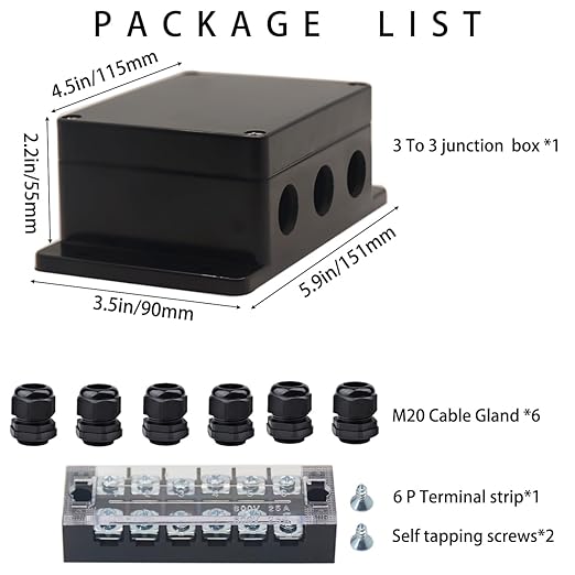 Watertight Junction Box, IP67 Waterproof Electrical Project Box - Image 7