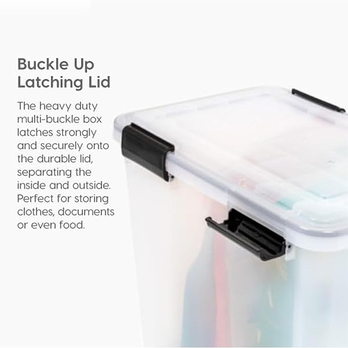 IRIS USA WeatherPro 47 Qt Storage Bins - Image 2