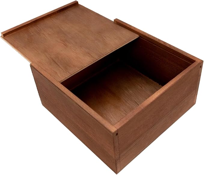 Large Wooden Box by PIGANDTURTLE