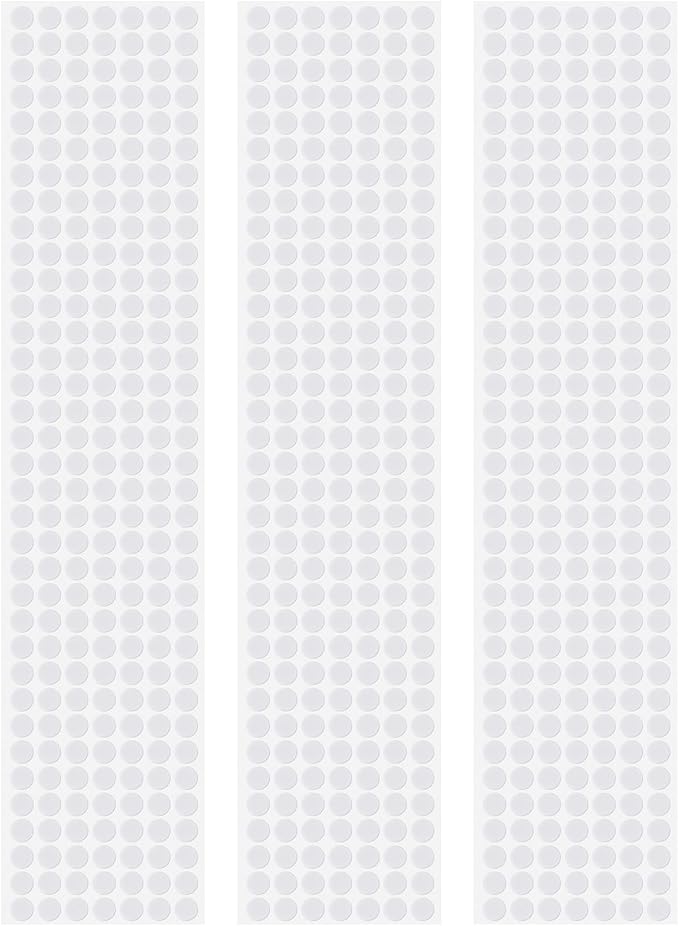 735pcs Small Felt Furniture Pads, Self-Adhesive EVA Foam Dot Circles, Round by Unknown