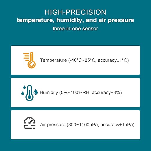 BME680 Environmental Sensor | 4-in-1 Temp Humidity Pressure Gas Detector | - Image 4