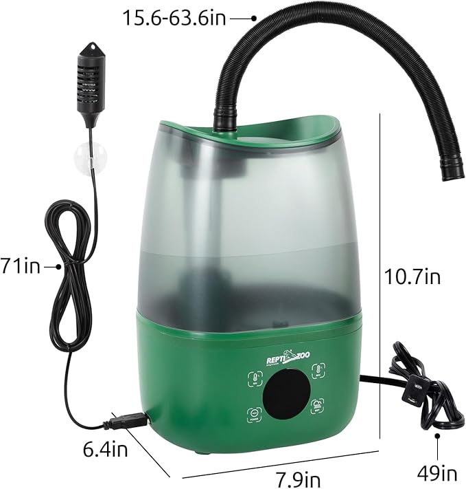 REPTIZOO Reptile Humidifier Fogger, 4L Large Reptile Fogger - Image 2