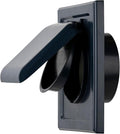 NO-PEST VENT, Exclusive Dual Door Dryer Vent Cover Outdoor 4 inch by No-PestVent