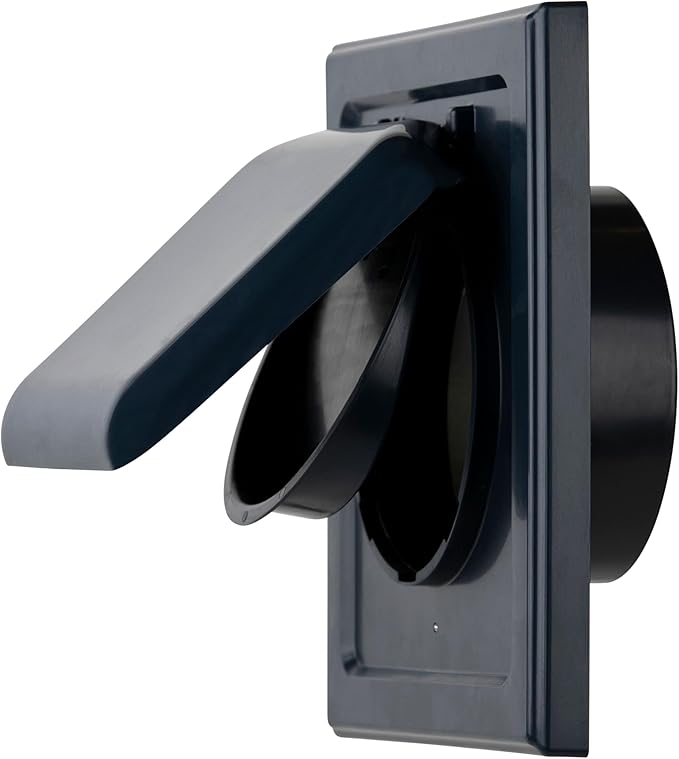 NO-PEST VENT, Exclusive Dual Door Dryer Vent Cover Outdoor 4 inch by No-PestVent