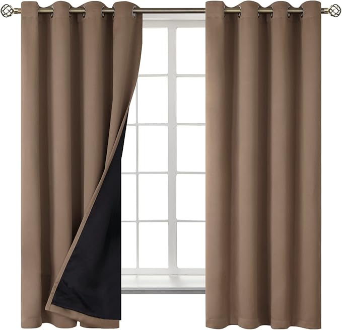 BGment Total Thermal Insulated 100% Blackout Curtains - Image 8