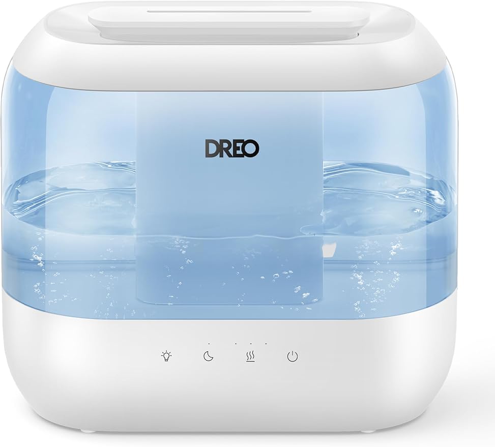 Dreo Humidifiers for Bedroom, 4L Top Fill for Large Room, 36H Runtime, 28 dB by DREO