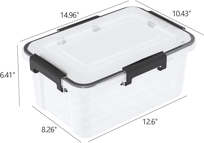 12 Quart Plastic Gasket Box - Image 3
