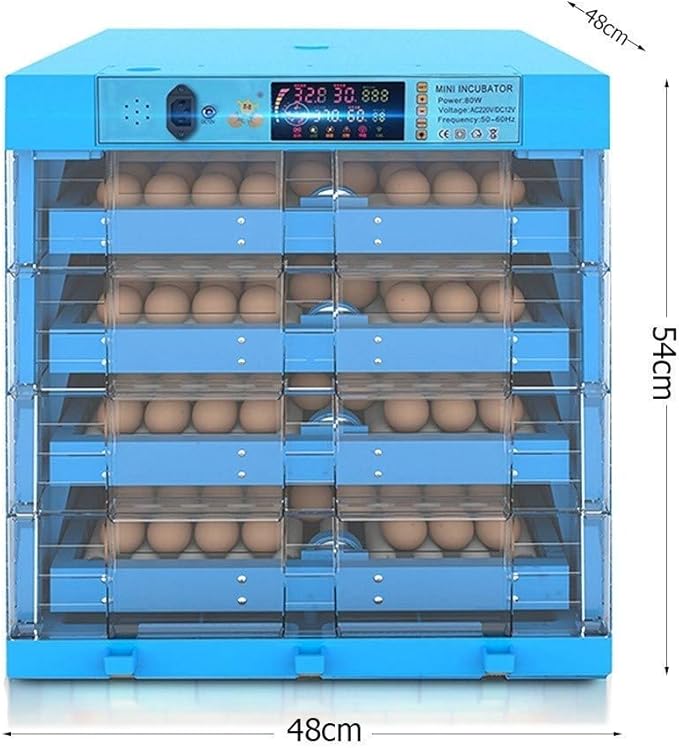 Large Egg Incubator 256 Eggs Automatic Turning Poultry Hatcher Digital - Image 2