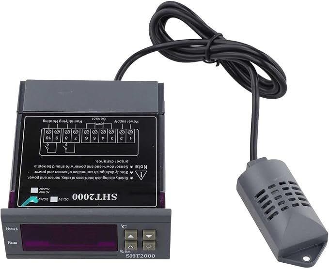Humidity Controller SHT2000 Intelligent Digital Display Temperature Thermostat by Unknown