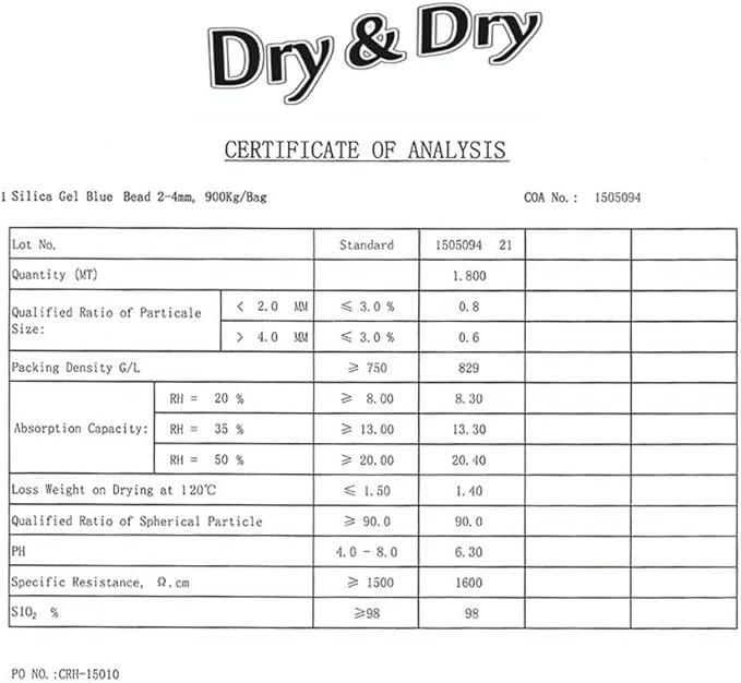 Dry & Dry Blue Indicating Silica Gel Beads - Image 8