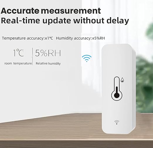 WiFi Temperature Humidity Sensor: Indoor Thermometer Hygrometer - Image 5