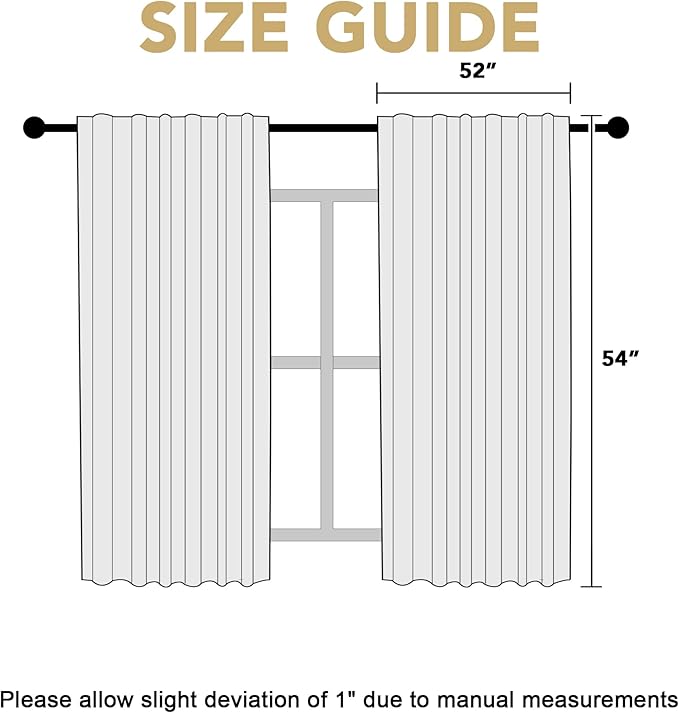 H.VERSAILTEX Christmas Blackout Curtains Thermal Insulated Window Treatment - Image 7