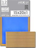 15x20x1 Air Filter Comparable to MPR 100 Basic Economy Furnace Filters by AIRXFILTERSWICKEDCLEANAIR