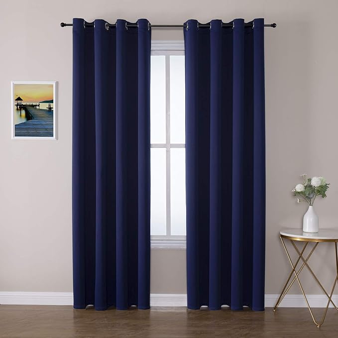 ChrisDowa Blackout Curtains 108 Inches Long 2 Panels Set by ChrisDowa