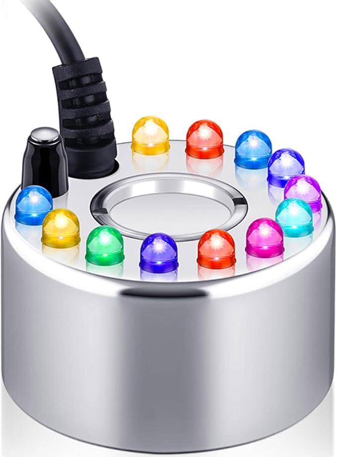 Yaomiao 1 Piece Halloween Mist Maker Fogger Small Ultrasonic Fog Machine by Yaomiao