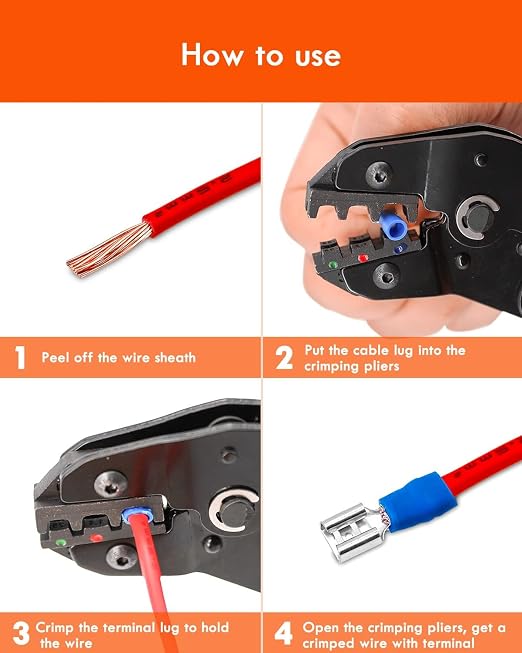 Wire Connectors Kit, Male and Female Spade Connectors, 27 Types Electrical - Image 5