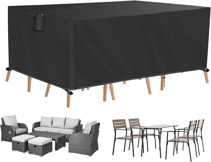 TUOKING Outdoor Furniture Covers Heavy-Duty 420D Waterproof Cover, All-Weather by TUOKING