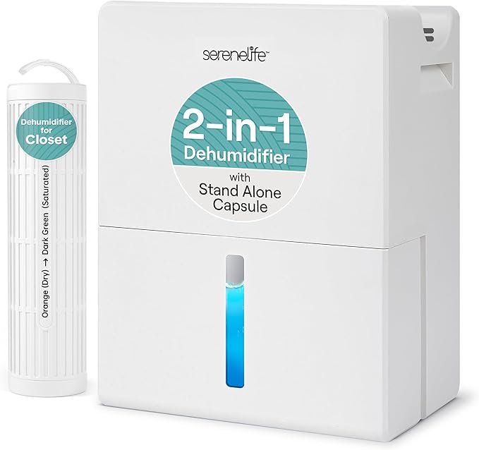 SereneLife 2-in-1 91 Oz Dehumidifier by SereneLife