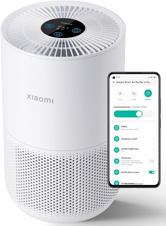 Xiaomi Air Purifiers for Home Bedroom, H13 True HEPA Filter, Ultra Quiet by Xiaomi