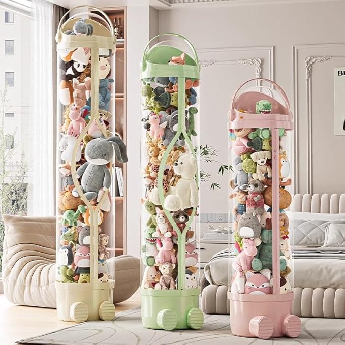 Rotating Toy Storage Tower, 2025 New Tube Storage - Image 3