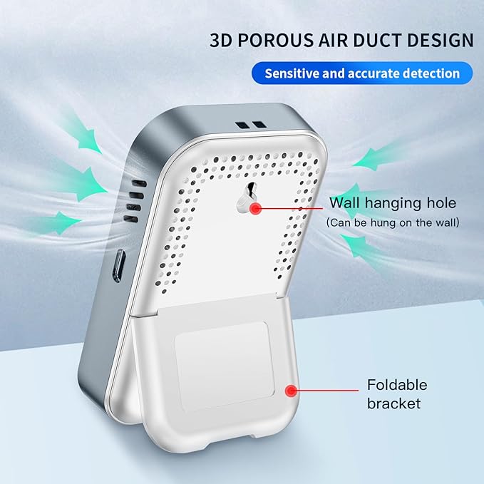 Portable Carbon Monoxide Detectors Mini Size CO Monitor - Image 9