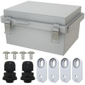 MAKERELE Small Electrical Junction Boxes Plastic Gray IP67 ABS by MAKERELE