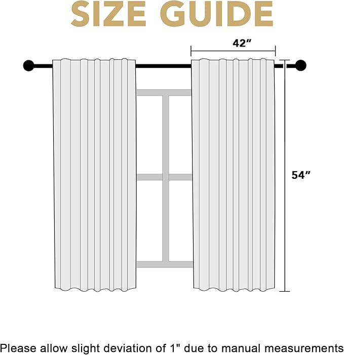 H.VERSAILTEX Blackout Curtains Thermal Insulated Window Treatment Panels Room - Image 6