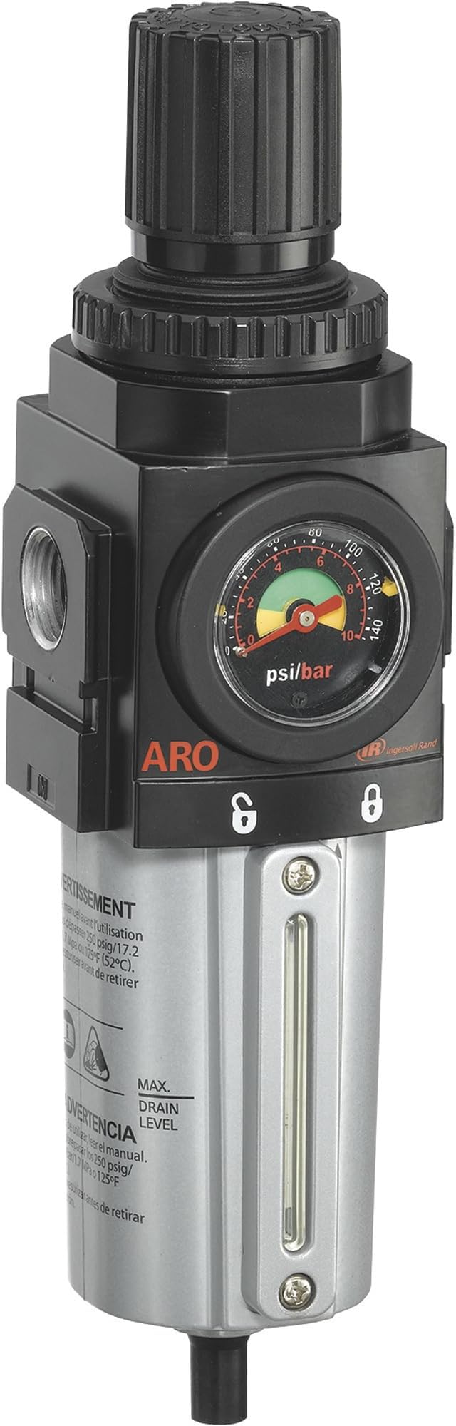 ARO P39344-600-VS Air Filter-Regulator Piggyback, 1/2" NPT - Image 7