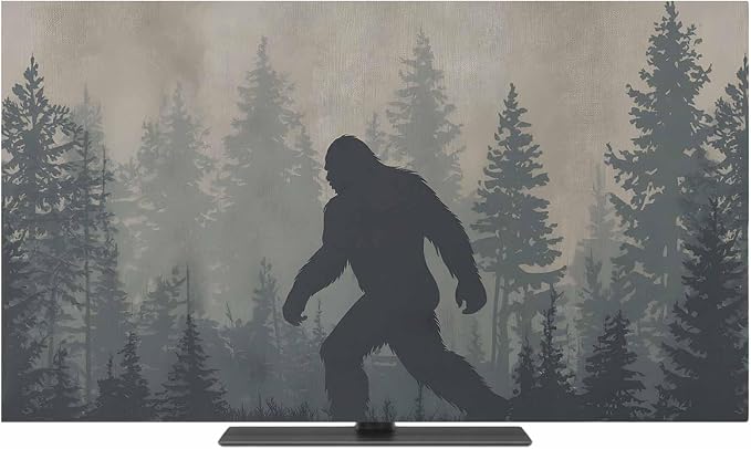 Wildman Gorilla Forest Silhouette Indoor TV Cover, Elastic TV Screen Protector - Image 2