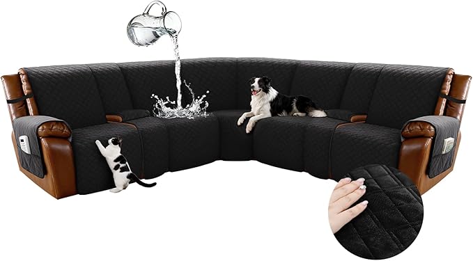 Arfntevss Waterproof Recliner Sectional Couch Covers by Arfntevss