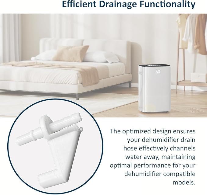 Dehumidifier Parts Upgraded Dehumidifier Drain Hose Adapter Compatible - Image 6