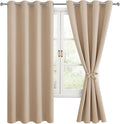 Hiasan Blackout Curtains for Bedroom, 52 x 63 Inches Length by Hiasan