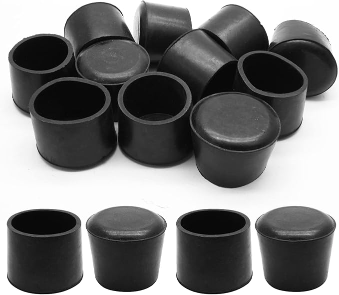 Piutouyar Round PVC Rubber Furniture Covers, 38mm / 1.5 Inches Table Chair Leg by Piutouyar